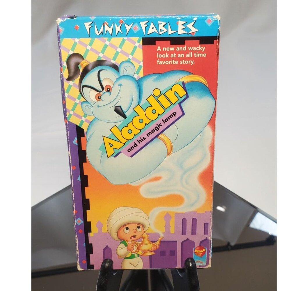 Funny Fables Aladdin And His Magic Lamp VHS Tape 1991